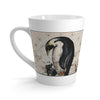 Penguins Vintage Map Watercolor Art Latte Mug 12Oz Mug