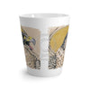Peregrine Falcon Golden Sun Ink Art Latte Mug Mug