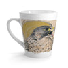 Peregrine Falcon Golden Sun Ink Art Latte Mug Mug