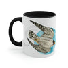 Peregrine Falcon In Flight Art Accent Coffee Mug 11Oz