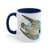 Peregrine Falcon In Flight Art Accent Coffee Mug 11Oz