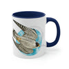 Peregrine Falcon In Flight Art Accent Coffee Mug 11Oz