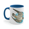 Peregrine Falcon In Flight Art Accent Coffee Mug 11Oz
