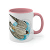 Peregrine Falcon In Flight Art Accent Coffee Mug 11Oz