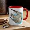 Peregrine Falcon In Flight Art Accent Coffee Mug 11Oz