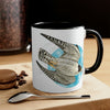 Peregrine Falcon In Flight Art Accent Coffee Mug 11Oz