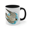 Peregrine Falcon In Flight Art Accent Coffee Mug 11Oz
