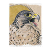 Peregrine Falcon Sun Ink Art Velveteen Plush Blanket 60 × 80 All Over Prints