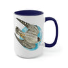 Peregrine In Flight Art Two-Tone Coffee Mugs 15Oz Mug