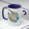 Peregrine In Flight Art Two-Tone Coffee Mugs 15Oz Mug