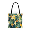 Pineapples And Lemons Beige Chic Tote Bag Large Bags