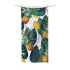 Pineapples And Lemons On White Polycotton Towel Bath 30X60 Home Decor