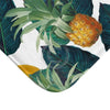 Pineapples And Lemons White Bath Mat Home Decor