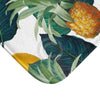 Pineapples And Lemons White Bath Mat Home Decor