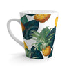 Pineapples And Lemons White Latte Mug Mug