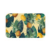 Pineapples And Lemons Yellow Bath Mat Large 34X21 Home Decor