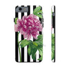 Pink Peony Black Pinstripe Art Case Mate Tough Phone Cases Iphone 6/6S