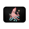 Pink Teal Octopus Cosmic Dancer Art Bath Mat 24 × 17 Home Decor