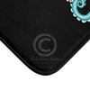 Pink Teal Octopus Cosmic Dancer Art Bath Mat Home Decor