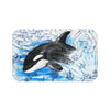 Playful Baby Orca Vintage Map Bath Mat Large 34X21 Home Decor