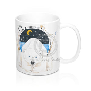 Polar Bear King Art Mug 11Oz