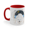 Polar Bear King Of The North Watercolor Art Accent Coffee Mug 11Oz