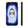 Polar Blue Husky Dog Running Art Black Case Mate Tough Phone Cases Iphone 7 Plus 8
