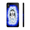 Polar Blue Husky Dog Running Art Black Case Mate Tough Phone Cases Iphone Xs Max
