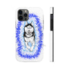 Polar Blue Husky Dog Running Art White Case Mate Tough Phone Cases Iphone 12 Pro