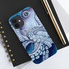 Purple Blue Octopus Watercolor Ink Art Case Mate Tough Phone Cases