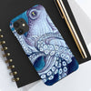 Purple Blue Octopus Watercolor Ink Art Case Mate Tough Phone Cases