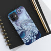 Purple Blue Octopus Watercolor Ink Art Case Mate Tough Phone Cases