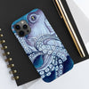 Purple Blue Octopus Watercolor Ink Art Case Mate Tough Phone Cases