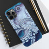 Purple Blue Octopus Watercolor Ink Art Case Mate Tough Phone Cases