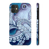 Purple Blue Octopus Watercolor Ink Art Case Mate Tough Phone Cases Iphone 11