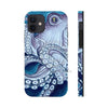 Purple Blue Octopus Watercolor Ink Art Case Mate Tough Phone Cases Iphone 12