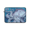 Purple Blue Octopus Watercolor Ink Art Laptop Sleeve 13