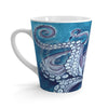 Purple Blue Octopus Watercolor Ink Art Latte Mug 12Oz Mug