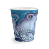Purple Blue Octopus Watercolor Ink Art Latte Mug Mug