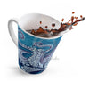 Purple Blue Octopus Watercolor Ink Art Latte Mug Mug
