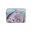 Purple Octopus Blue Watercolor Nautical Art Laptop Sleeve 12
