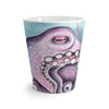 Purple Octopus Blue Watercolor Nautical Art Latte Mug Mug