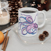 Purple Octopus Dance Ink Art Mug 11Oz