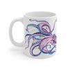 Purple Octopus Dance Ink Art Mug 11Oz