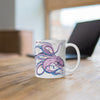 Purple Octopus Dance Ink Art Mug 11Oz