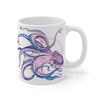 Purple Octopus Dance Ink Art Mug 11Oz