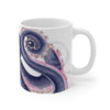 Purple Octopus Kraken Tentacles Ink Watercolor Mug 11Oz