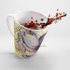 Purple Octopus Tentacles Vintage Map White Latte Mug Mug