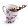 Purple Pink Octopus Tentacles Ink Art Latte Mug Mug