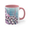Purple Pink Octopus Watercolor Art Accent Coffee Mug 11Oz
